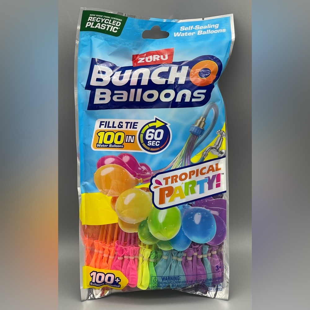 Zuru Bunch O Balloons Tropical Party! 100+ Self-Sealing Water Balloons In 60 Sec